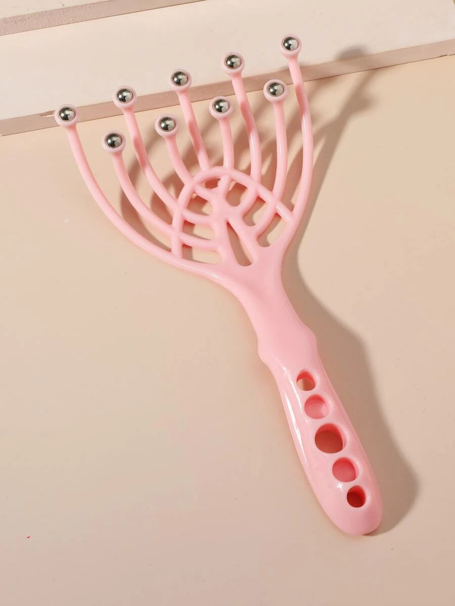 Head Scalp Massager Pink