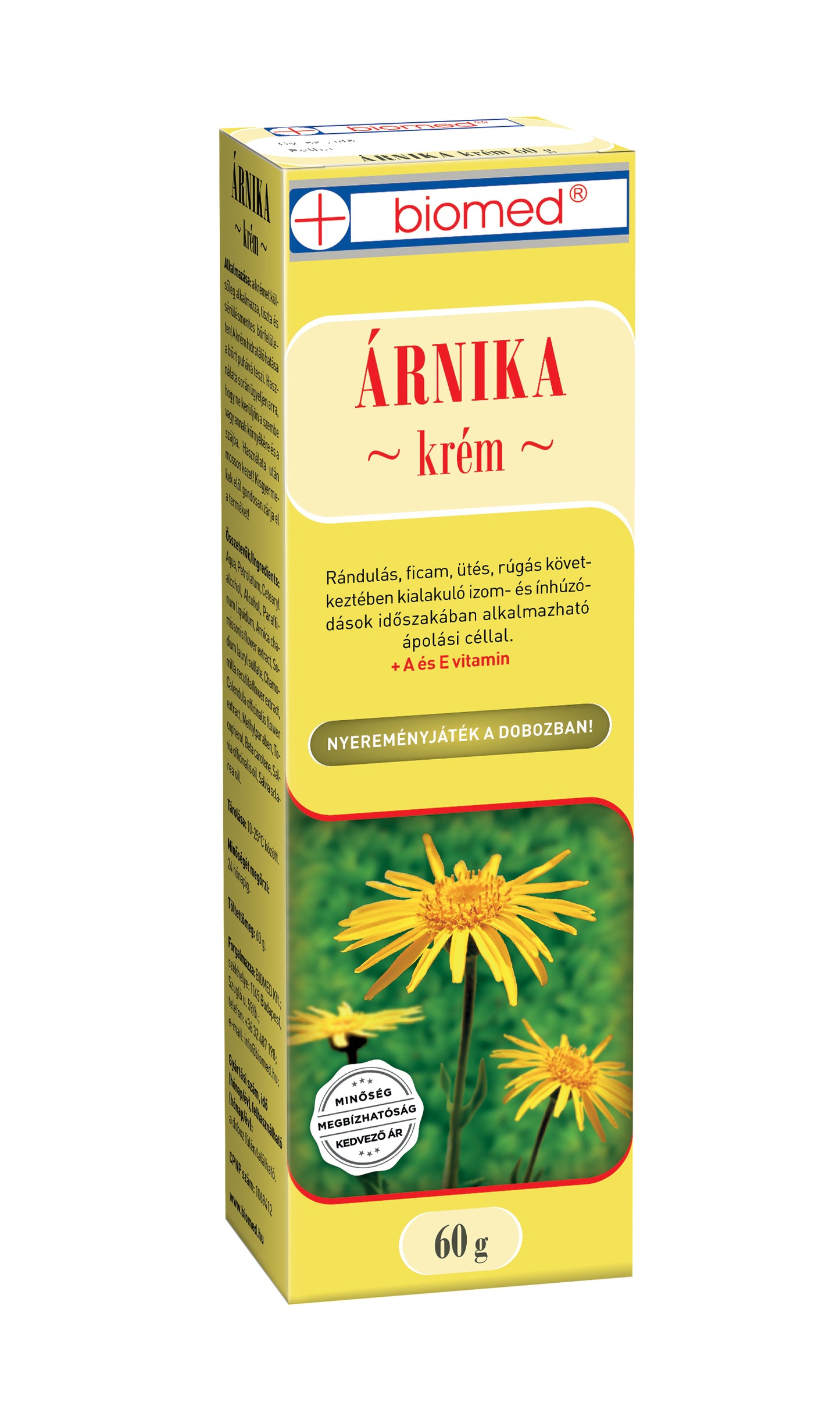 Biomed Arnica Cream 60g