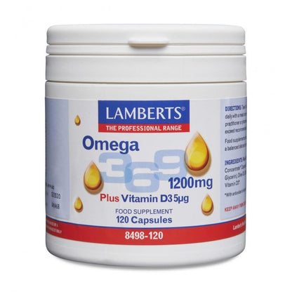 Lamberts Omega 3,6,9 1200mg 120 capsules