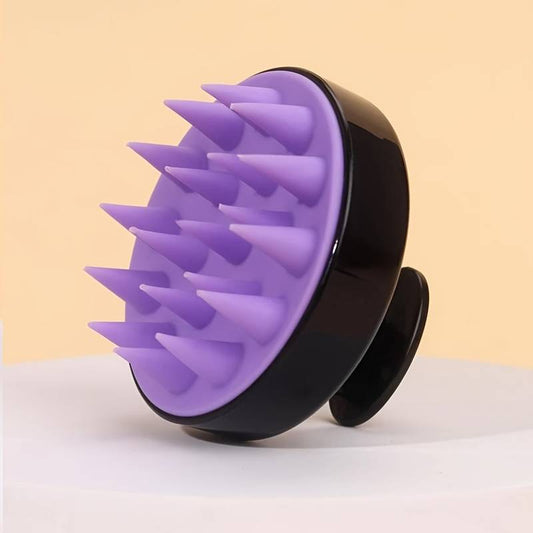 Shampoo Massage Hair Brush Black-purple